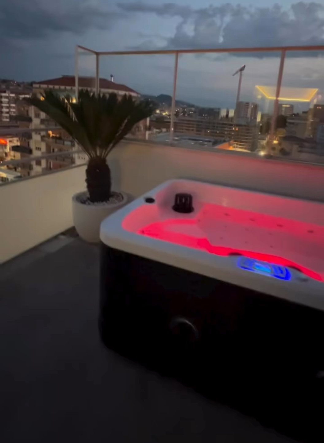 Copertura outdoor su terrazzo