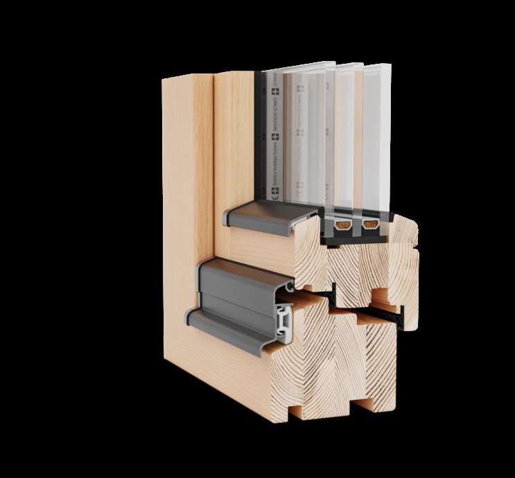 Dettaglio costruttivo del profilo in Legno